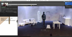Maddy Engelsman working on Hidden Stories