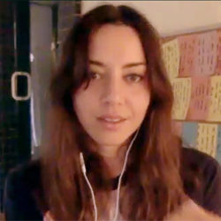Aubrey Plaza during Spotlight@SDA event
