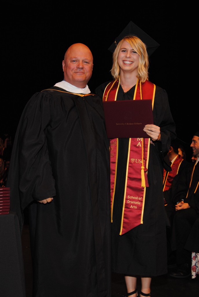 Michael Chiklis and daughter Autumn. Photo by  Grad Images.