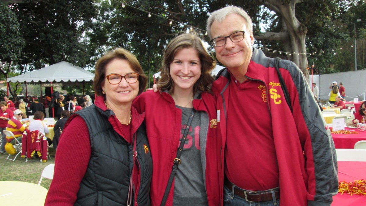 From left, Teresa, Alice and Byron Pollitt.