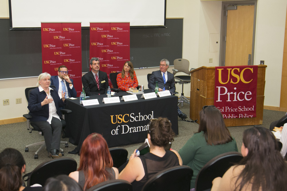 Panelist as the presidential debate viewing and discussion