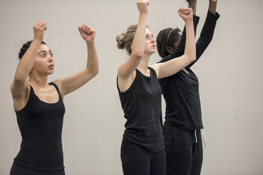 MFA actors in a movement class