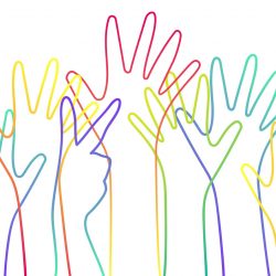 Hands raised