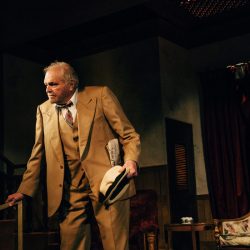 Eugene O'Neill's Hughie at the Geffen Playhouse. (Photo by Jeff Lorch)