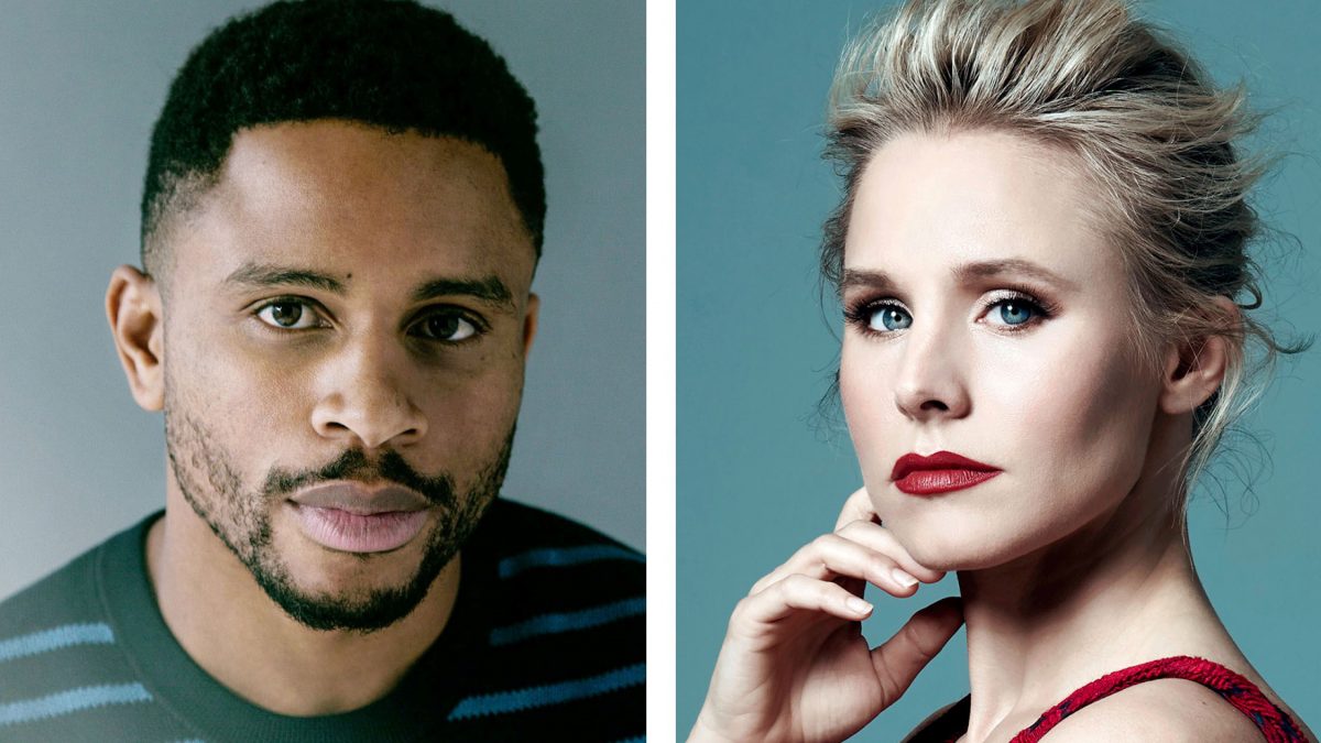 Nnamdi Asomugha and Kristen Bell