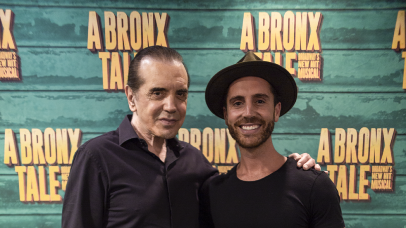 Chazz Palminteri and Nick Fradiani