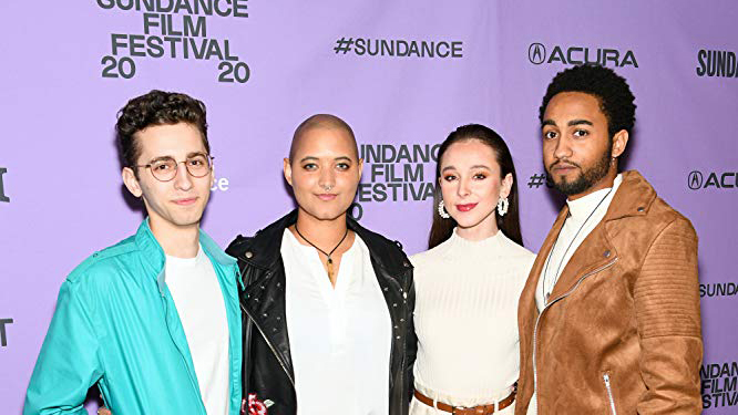 Rashid and Beast Beast cast members at Sundance