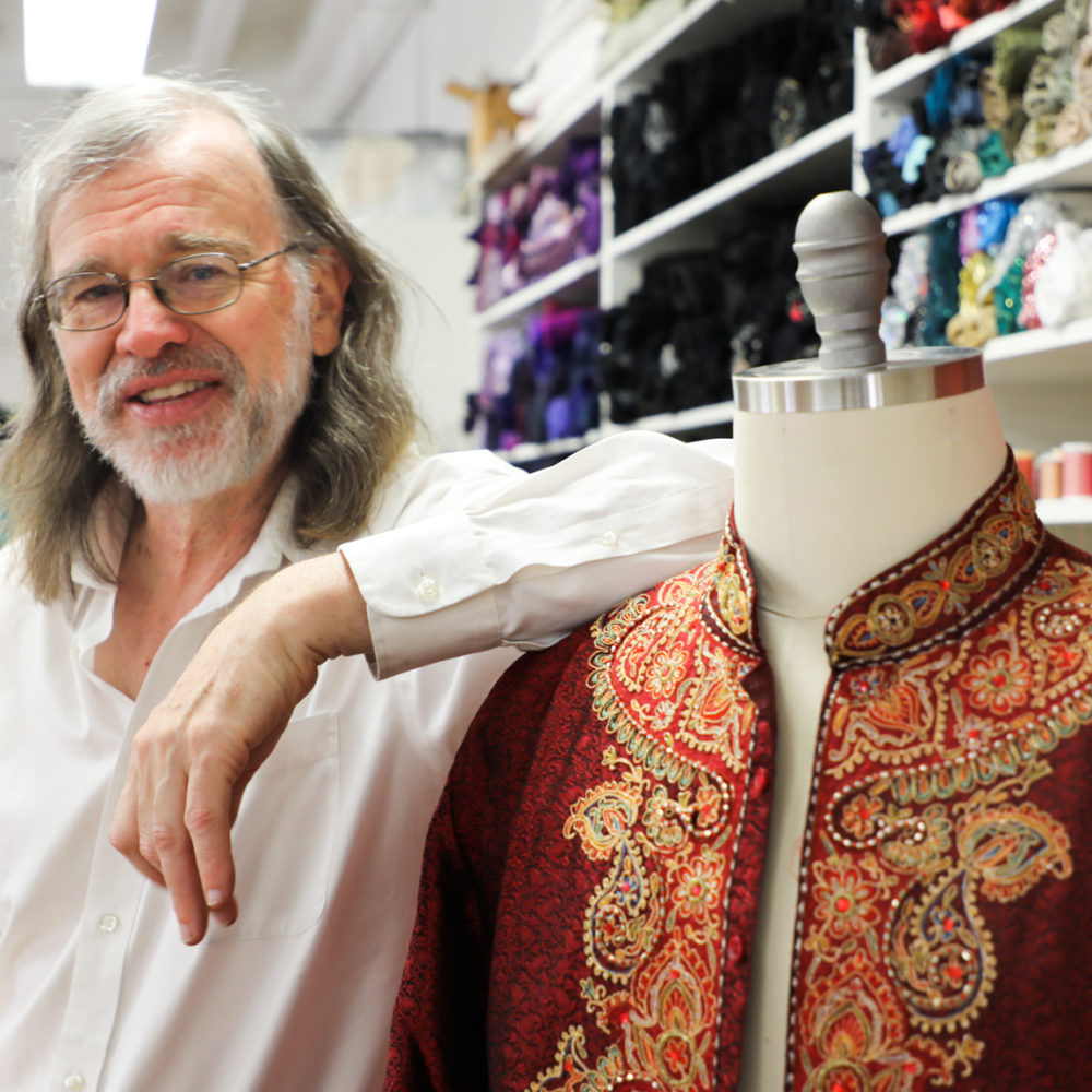 Howard Schmitt in the SDA Costume Shop