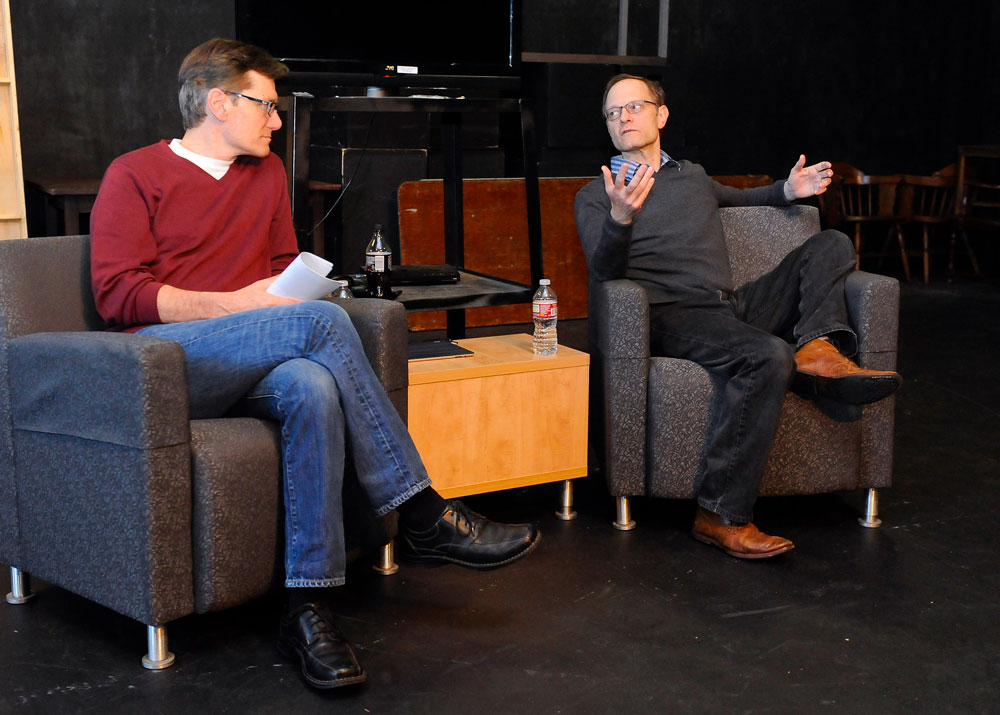 John DeMita with actor and director David Hyde Pierce