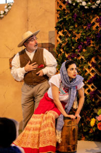 Edward Padilla, left, and Shabnam Kalbasi in LA Opera’s The Marriage of Figueroa