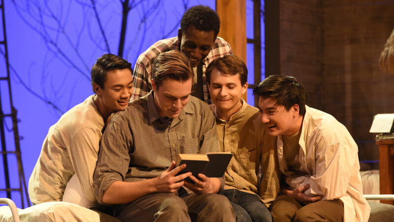 Image of student actors in a play