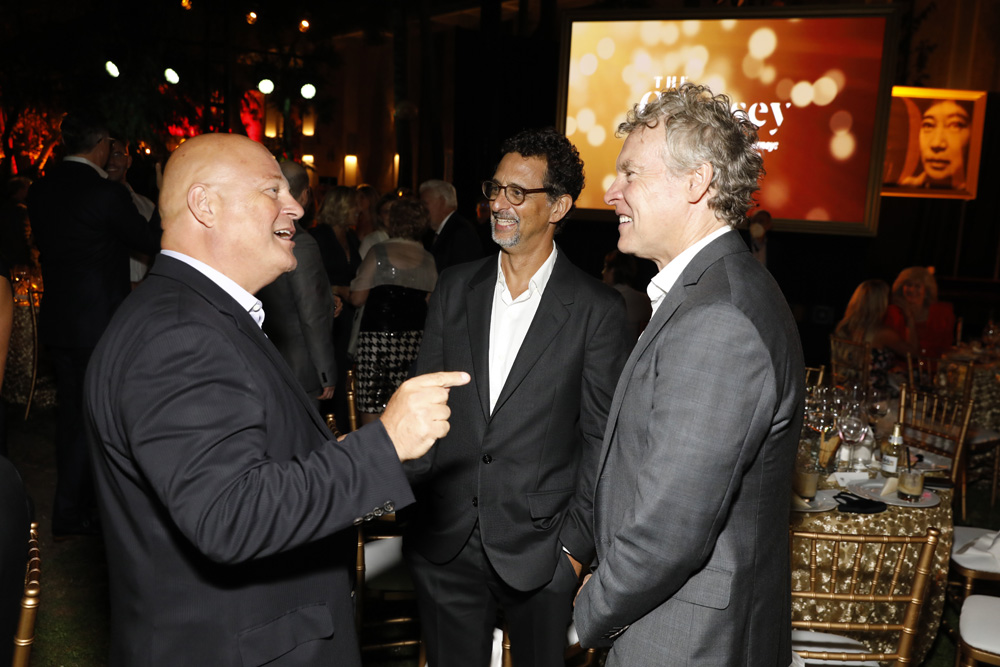 Michael Chiklis, Grant Heslov and Tate Donovan in conversation