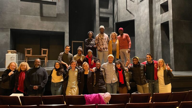 SDA MFA Year 2 students and faculty meet the cast of the Broadway Revivial of 