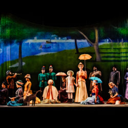 Photo of the cast of Sunday in the Park with George at the Pasadena Playhouse