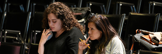 creative dramatic writing content minor_680x286 Two writers watch as their work is performed onstage.