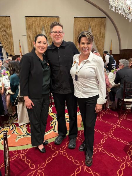 Rena Heinrich, Josh Kun and Alexandra Billings.